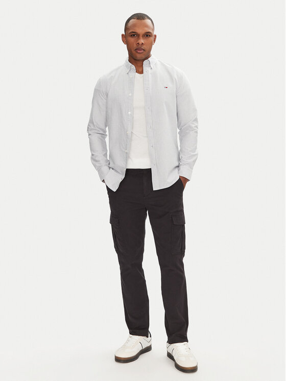 Tommy Jeans Tommy Jeans Cămașă DM0DM20668 Albastru Slim Fit
