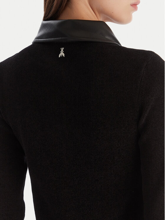 Patrizia Pepe Patrizia Pepe Φόρεμα υφασμάτινο 2A2982 K215 Μαύρο Regular Fit