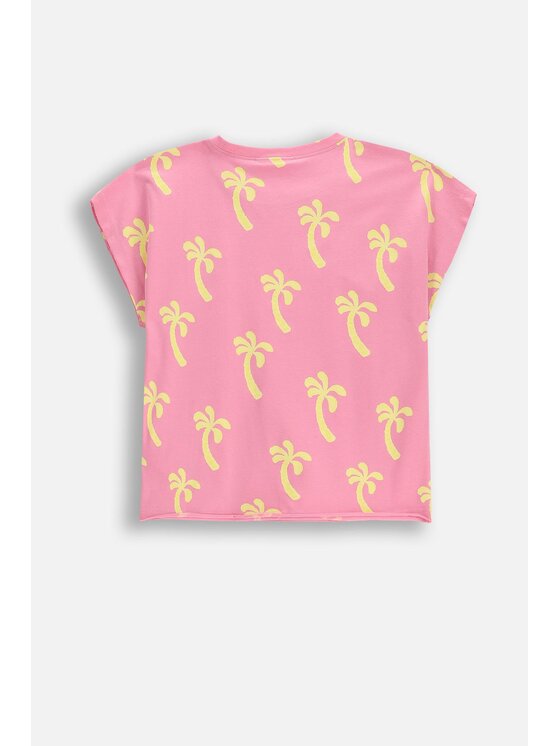 Coccodrillo Coccodrillo T-Shirt WC6143203WGK-007 Różowy Regular Fit