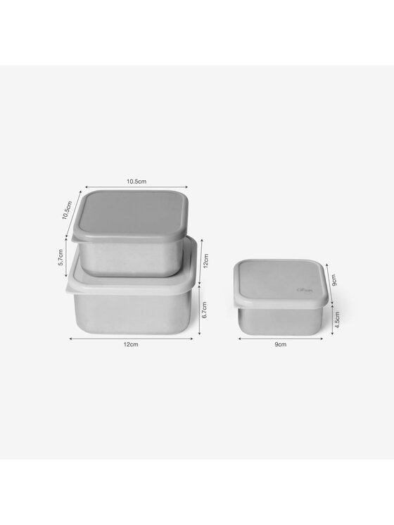 Citron Citron Zestaw lunchboxów pojemniczki Zielony