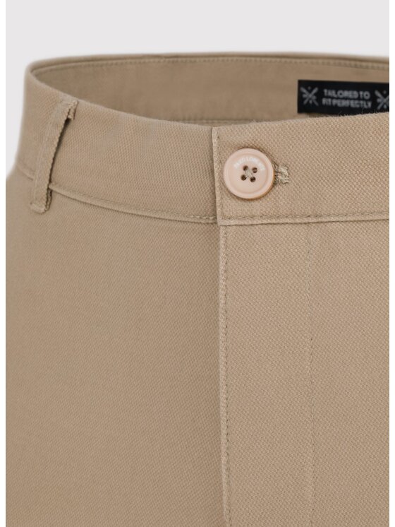 Pako Lorente Pako Lorente Spodnie materiałowe P25SF-WX-008 Beżowy Classic Fit