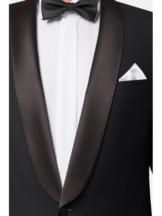 Lancerto Lancerto Garnitur Oklahoma GA073123000014 Czarny Slim Fit