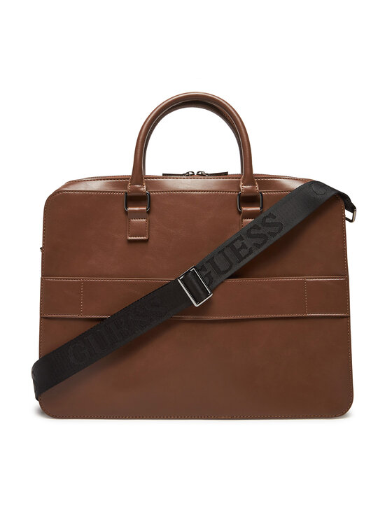Guess Guess Brašna na notebook HMBOCA P5338 Hnědá