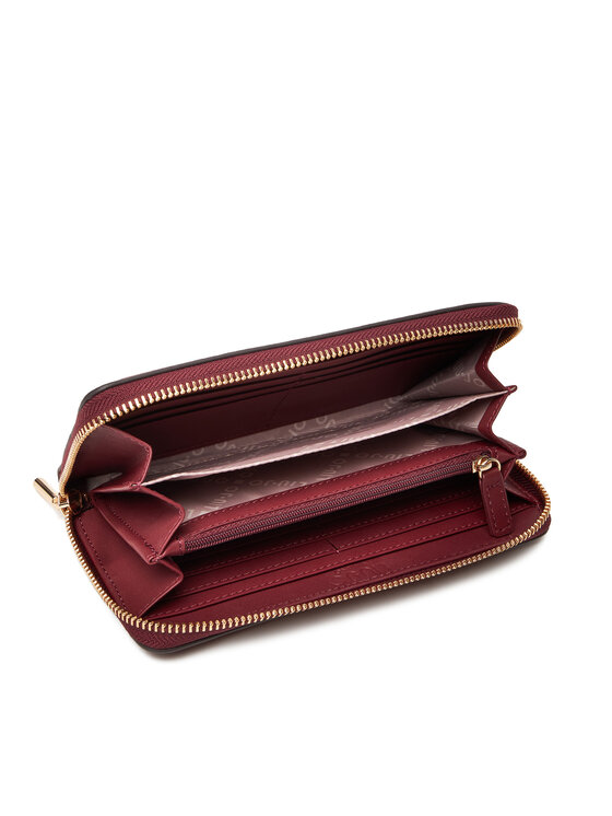 Liu Jo Liu Jo Große Damen Geldbörse Ecs Xl Zip Around AF5170 E0058 Dunkelrot