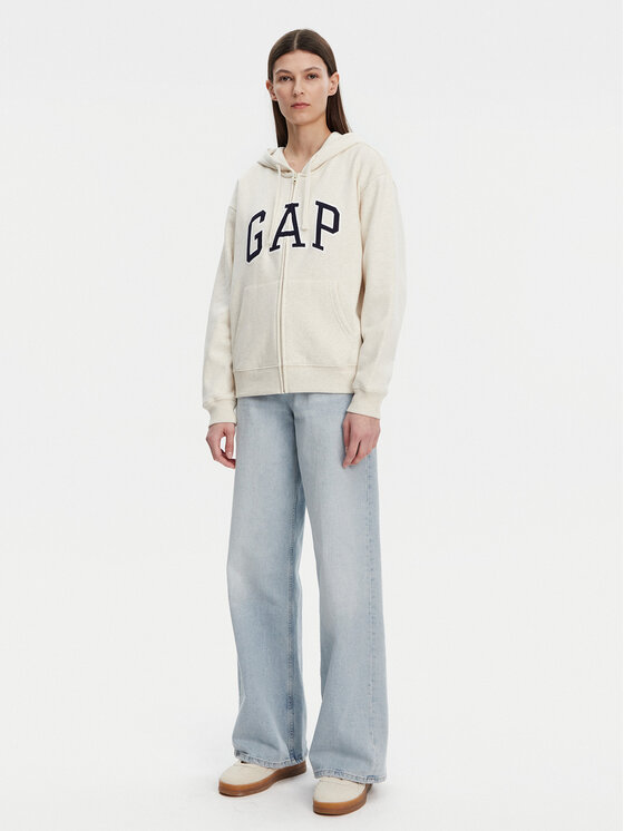 Gap Gap Bluza 831200-03 Beżowy Relaxed Fit