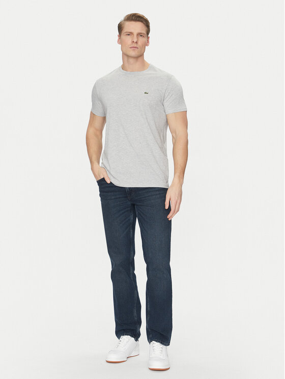 Lacoste Lacoste Tričko TH6709 Sivá Regular Fit