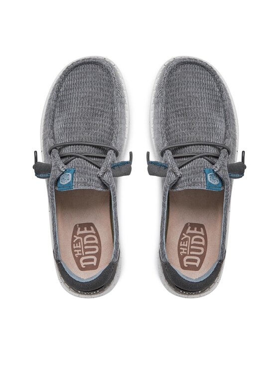 Hey Dude Hey Dude Īsi apavi Wendy Wave Corduroy 40195-025 Pelēks