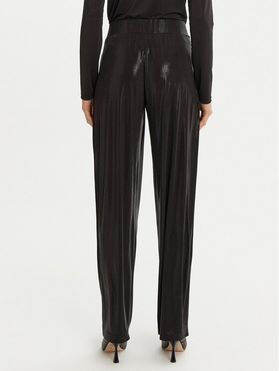 NORMA KAMALI NORMA KAMALI Bavlnené nohavice ST3247LMC32001 Čierna Slim Fit