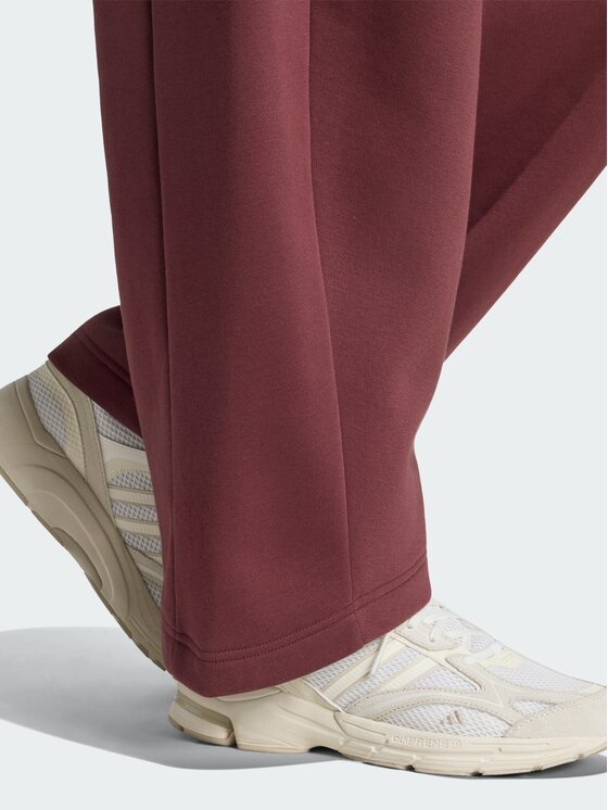 adidas adidas Spodnie materiałowe 170200 Czerwony ciemny Loose Fit