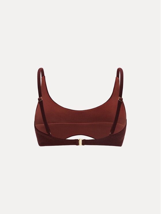 La Mania La Mania Top AURORA Bordeaux Classic Fit