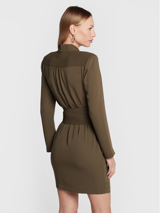 PINKO Pinko Rochie de zi Abana 1G18D7 V0B0 Verde Regular Fit