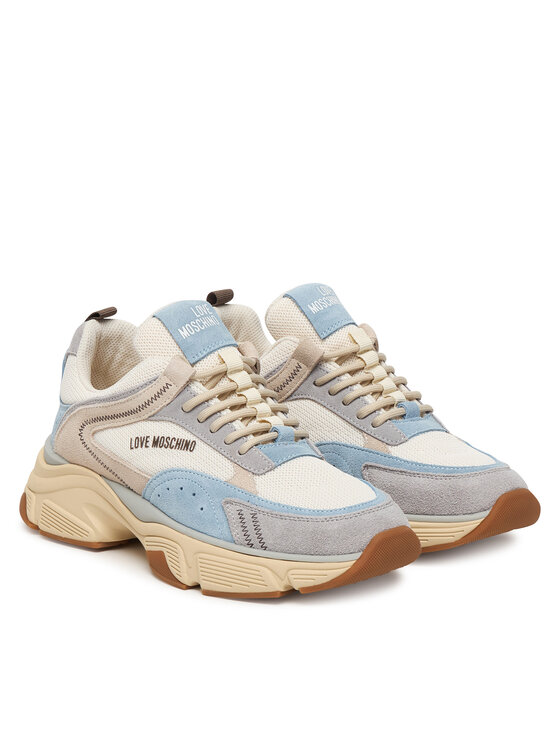 LOVE MOSCHINO LOVE MOSCHINO Sneakersy JA15426G1OIQ511B Světle modrá