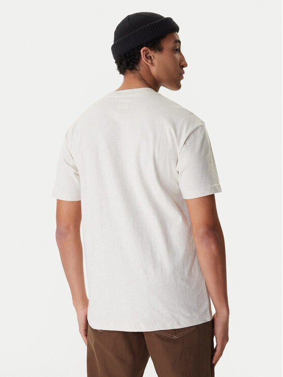 DC Shoes DC Shoes T-Shirt Star Pocket ADYZT05377 Beige Regular Fit