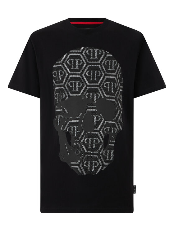 PHILIPP PLEIN PHILIPP PLEIN T-Shirt 31114 Černá Regular Fit