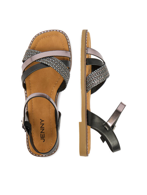 JENNY JENNY Sandalen CEO-M-F9011-YLD Schwarz