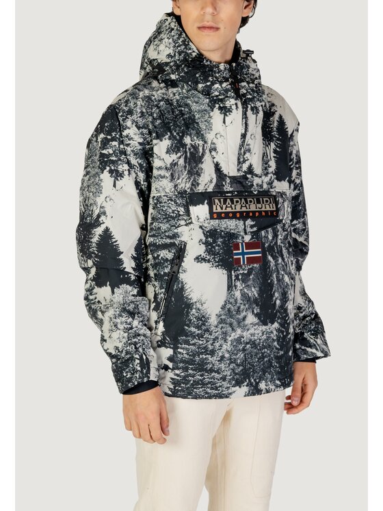 Napapijri Napapijri Giubbotto piumino RAINFOREST NEXT AOP AOP DET Beige Iconic Fit