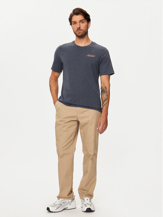 Jack&Jones Jack&Jones T-shirt Erik 12257603 Tamnoplava Relaxed Fit