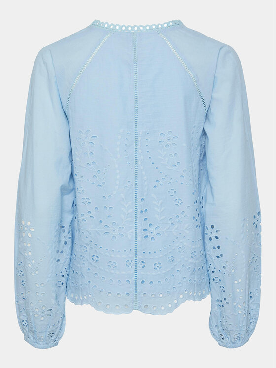 YAS YAS Bluză Luma 26032810 Albastru celest Regular Fit