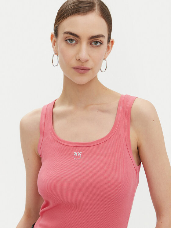 PINKO PINKO Top 100807 A2C1 Ružičasta Regular Fit