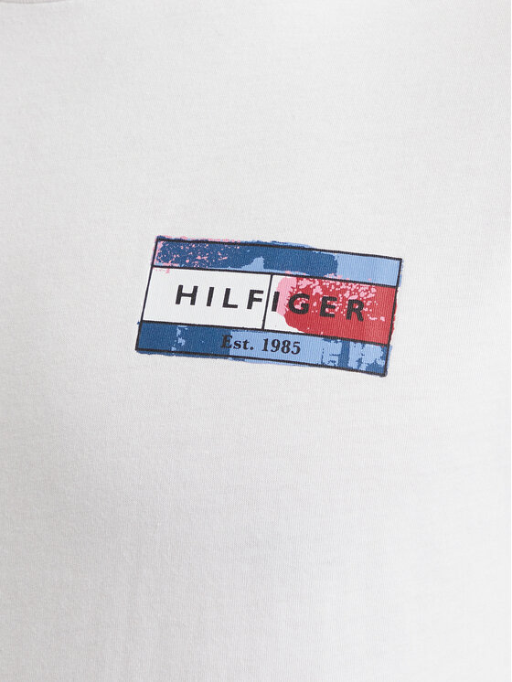 Tommy Hilfiger Tommy Hilfiger T-Shirt Brand Love MW0MW44876 Bílá Regular Fit