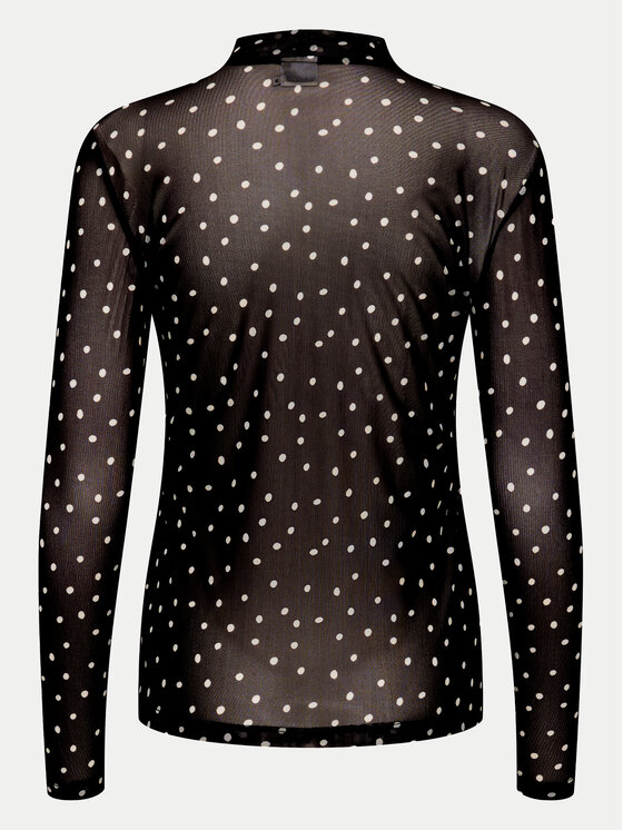 Kaffe Kaffe Blúz Johanne 10507815 Fekete Slim Fit