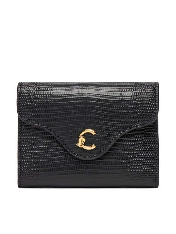 Coccinelle Coccinelle Мале жіноче портмоне TBN Coccinelle C-ME Lizard E2 TBN 11 F0 01 Чорний
