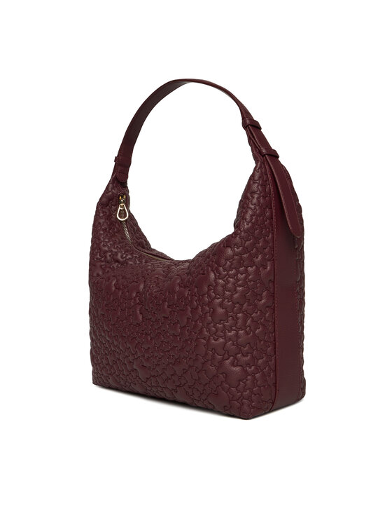 TOUS TOUS Ročna torba Puffy Bear 2002304821 Bordo rdeča