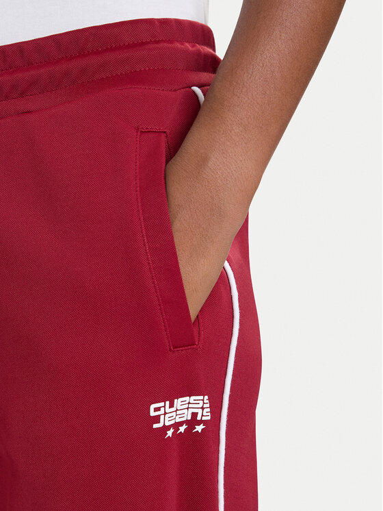 Guess Guess Jogginghose W5BB58 FL04W Dunkelrot Regular Fit