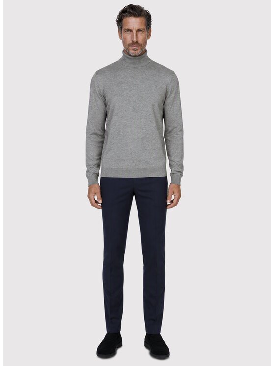 Pako Lorente Pako Lorente Sweter P26WN-2X-016 Szary Classic Fit