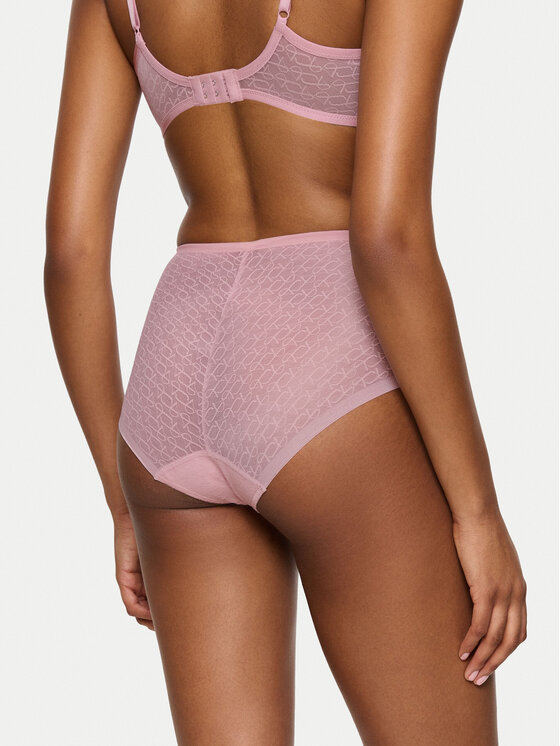 Triumph Triumph Mutande classiche a vita alta Triumph Signature Sheer Maxi EX 10215936 Rosa