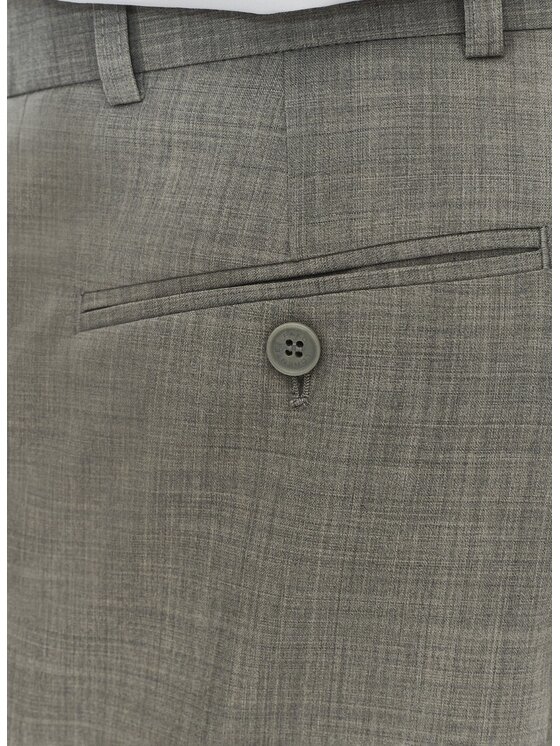 Pako Lorente Pako Lorente Spodnie garniturowe P24SF-6G-009 Szary Super Slim Fit