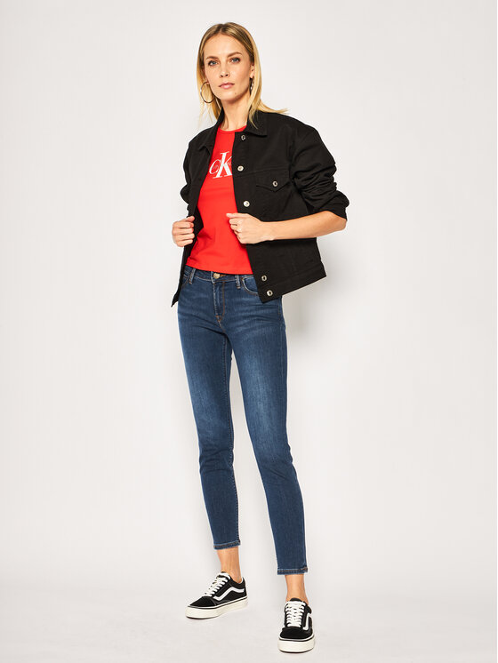 Lee Lee Jeansy Scarlett L526DUIY 112111583 Granatowy Skinny Fit