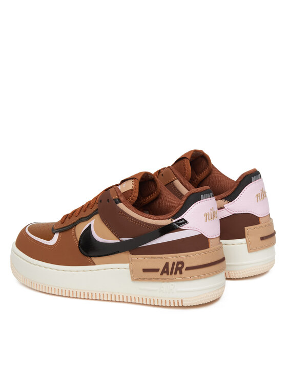 Nike Nike Sneakersy Af1 Shadow DZ1847 200 Hnědá