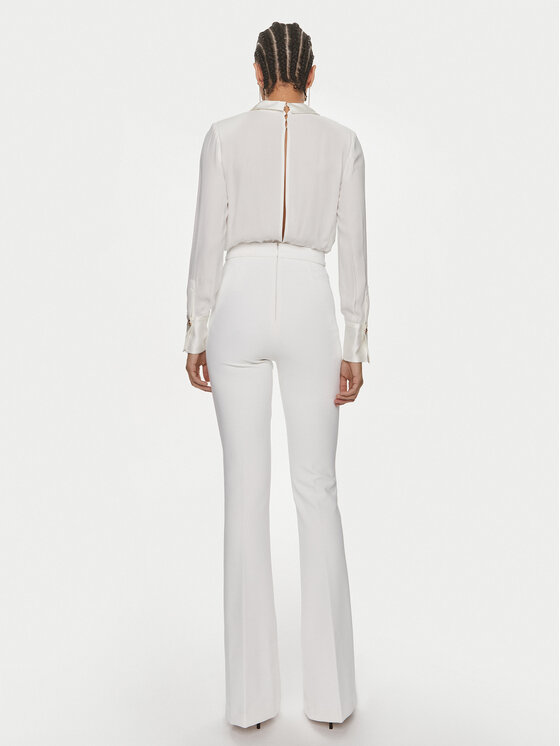 Elisabetta Franchi Elisabetta Franchi Salopetă TU-006-41E2-V590 Alb Regular Fit