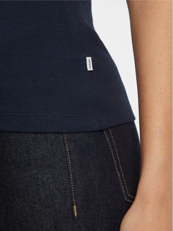 Guess Jeans Guess Jeans T-Shirt 165717 Niebieski Classic Fit