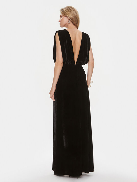 Kontatto Kontatto Rochie de seară YM732 Negru Regular Fit