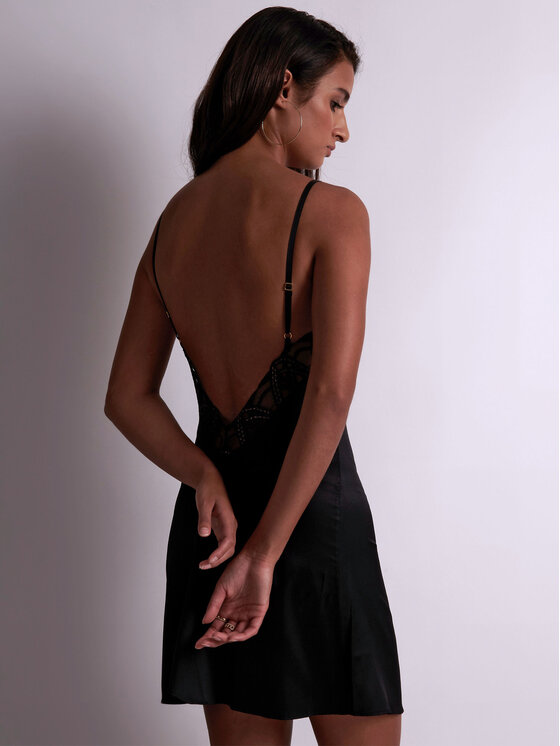 Aubade Aubade Camicia da notte 1U40 Nero Regular Fit