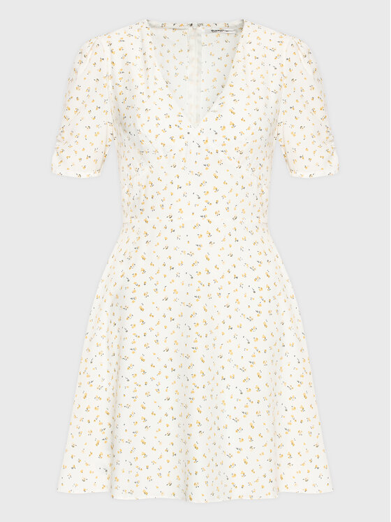 Glamorous Glamorous Rochie de zi CK7065 Alb Slim Fit