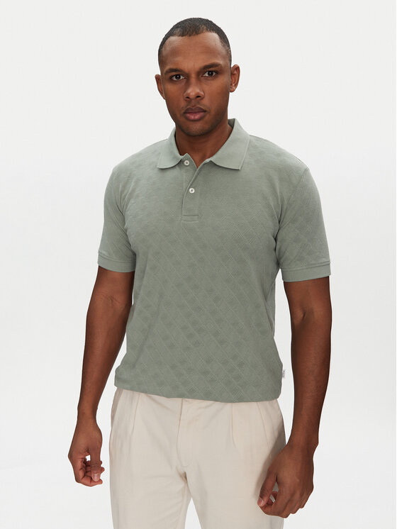 Selected Homme Selected Homme Polokošile Paul 16096767 Zelená Regular Fit
