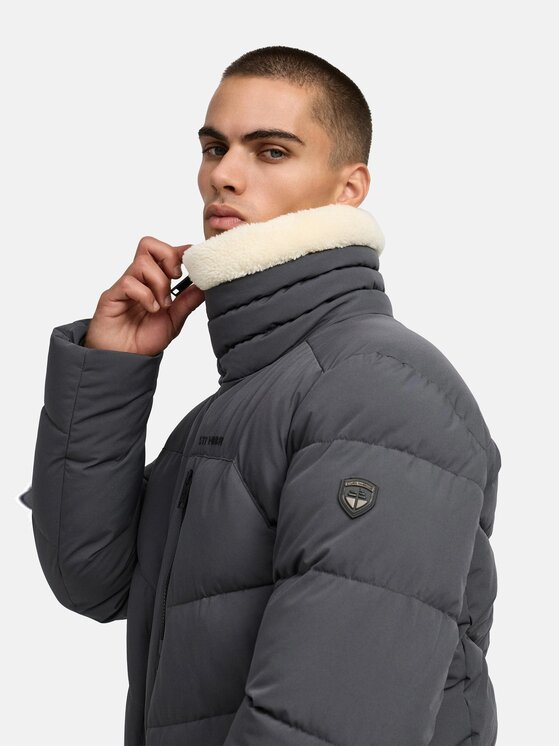 Stone Harbour Stone Harbour Kurtka zimowa Ansello Szary Regular Fit
