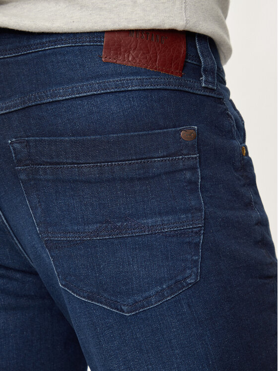 Mustang Mustang Jeans hlače Washington 1015520 Modra Straight Fit