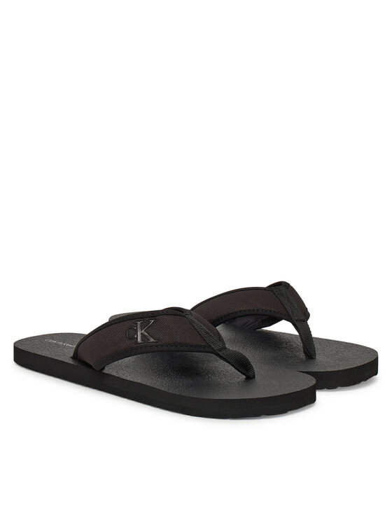 Calvin Klein Jeans Calvin Klein Jeans Žabky Thong+ Cv YM0YM01235 Čierna