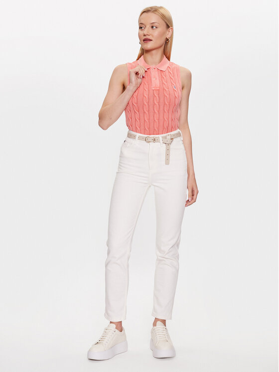 Polo Ralph Lauren Polo Ralph Lauren Polo marškinėliai 211905650002 Koralų Regular Fit