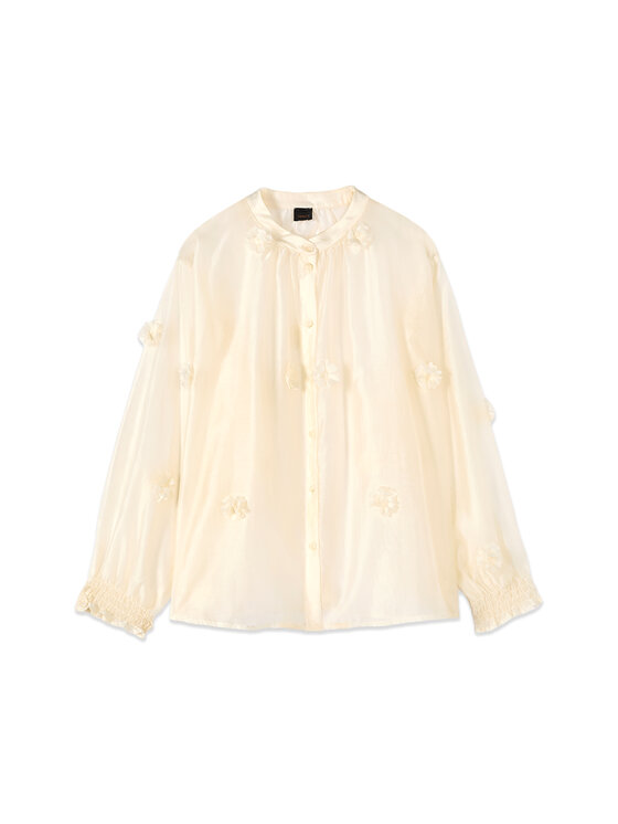 Oltre Oltre Koszula 5094J000933N011 Biały Regular Fit
