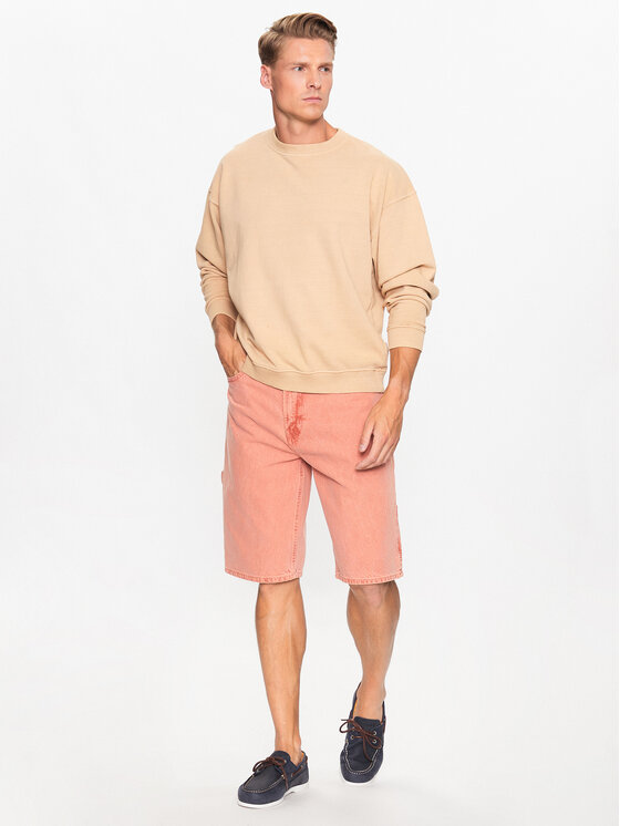 HUGO Hugo Džínsové šortky 50489893 Oranžová Regular Fit