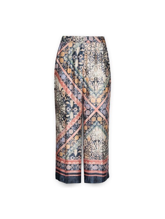 Elena Mirò Elena Mirò Pantaloni di tessuto P009P000457N001 Blu Cropp Fit