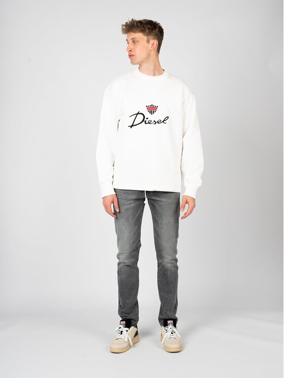 Diesel Diesel Μπλούζα A09029-0CJAD Λευκό Regular Fit