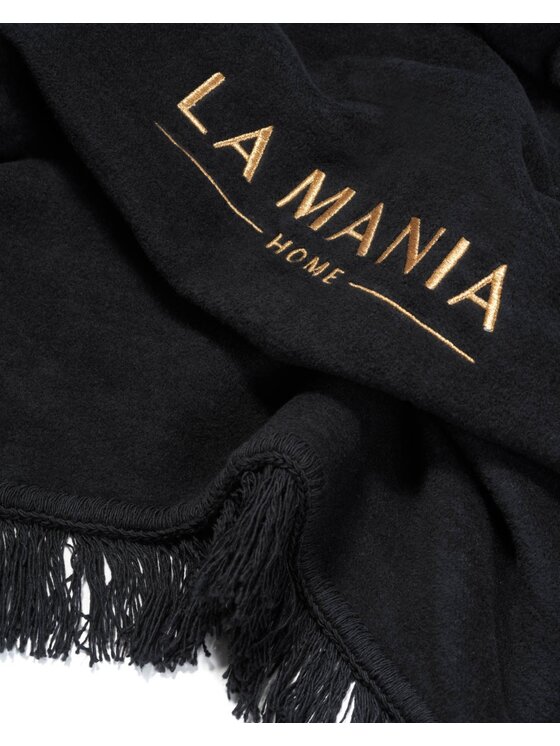 La Mania La Mania Koc Black & Gold Czarny