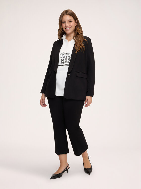 Fiorella Rubino Fiorella Rubino Spodnie materiałowe P073L002490N033 Czarny Flare Fit