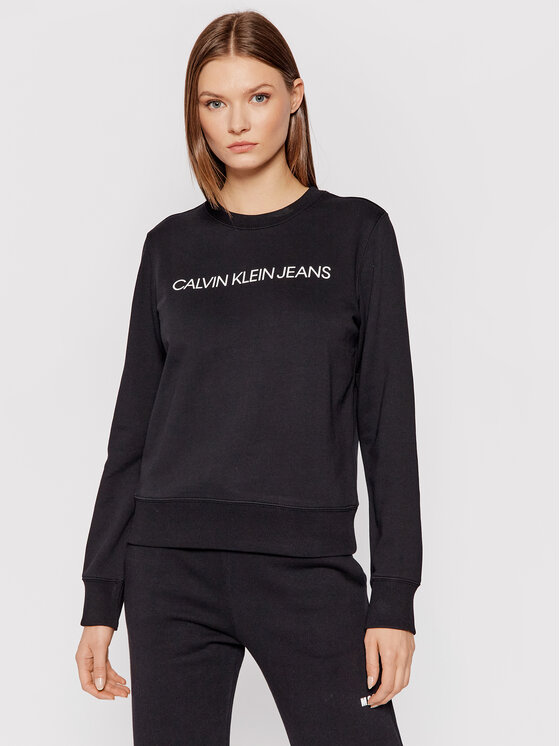 Calvin Klein Jeans Calvin Klein Jeans Bluză J20J209761 Negru Regular Fit